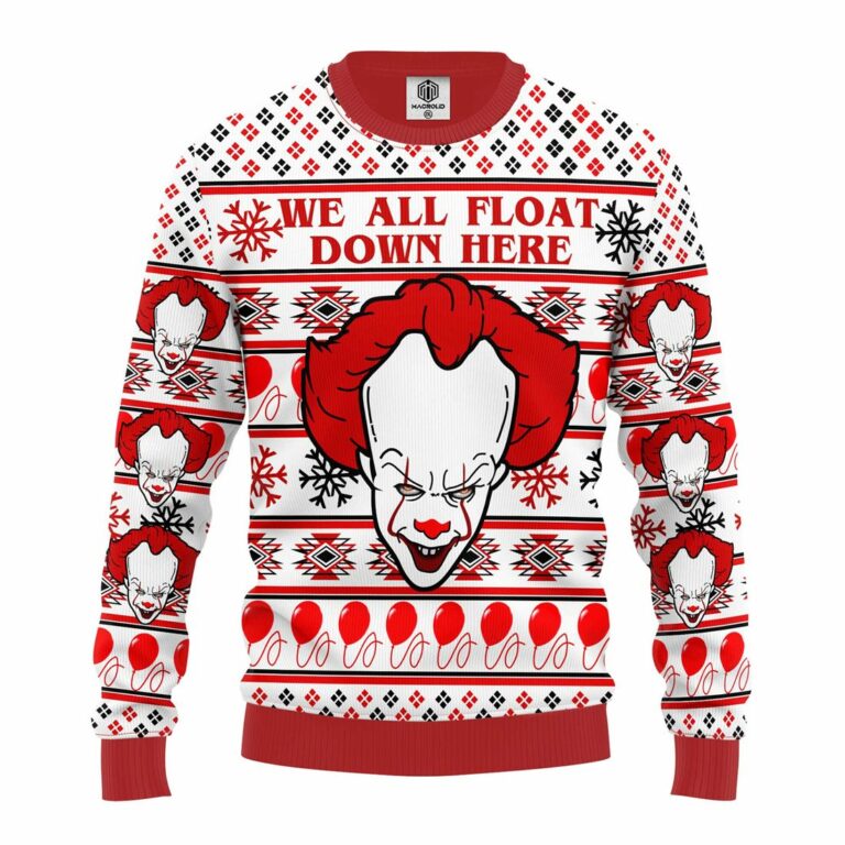 Pennywise Horror Ugly Christmas Sweatshirt