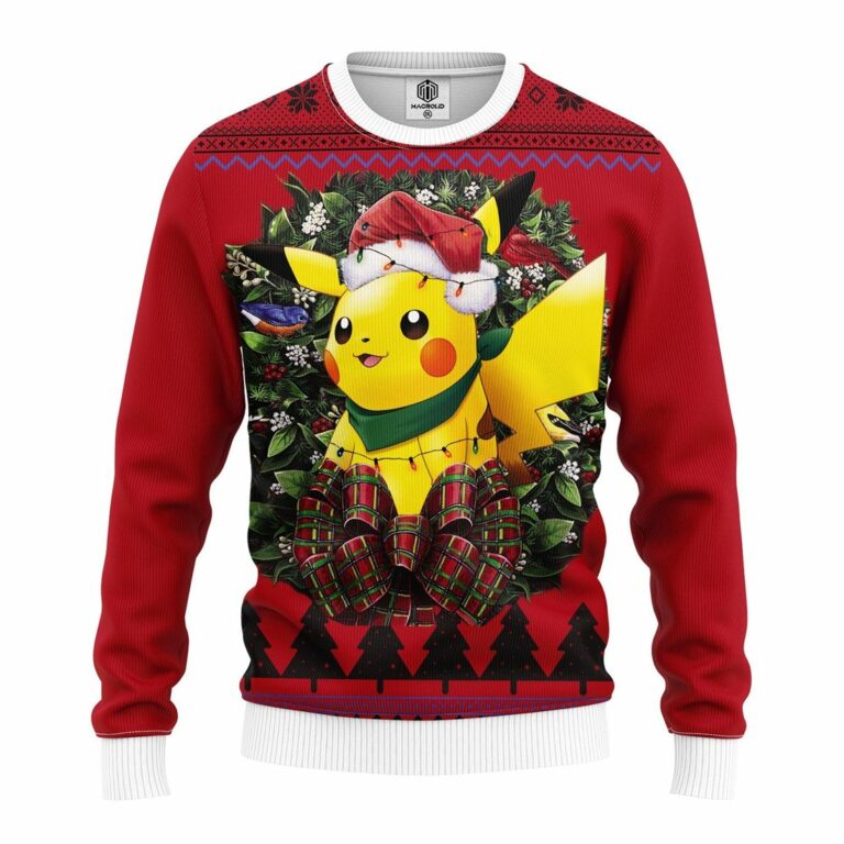 Pikachu Cute Noel Mc Ugly Christmas Sweatshirt
