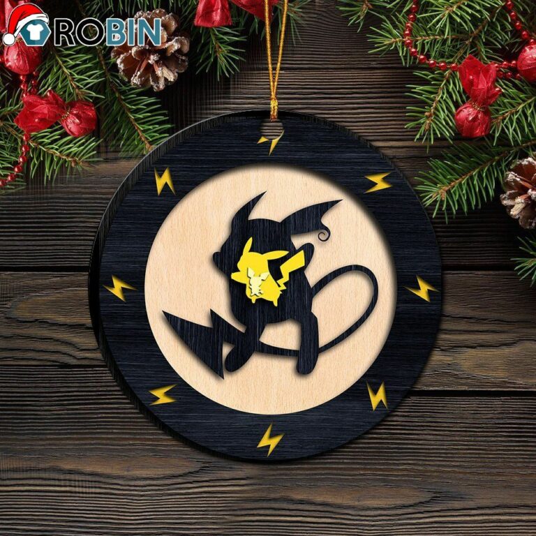 Pikachu Evolution Pokemon Ornament – Christmas Decorations