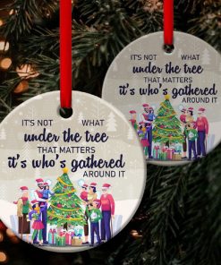 Pine Tree Circle Ornament That Matters Who’s Gathered Around The Tree