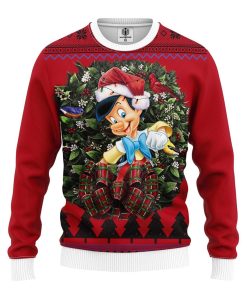 Pinochio Noel Mc Ugly Christmas Sweater