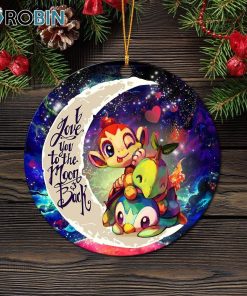 piplup turtwig and chimchar gen 4 love you to the moon galaxy circle ornament christmas decorations 1 ddorua