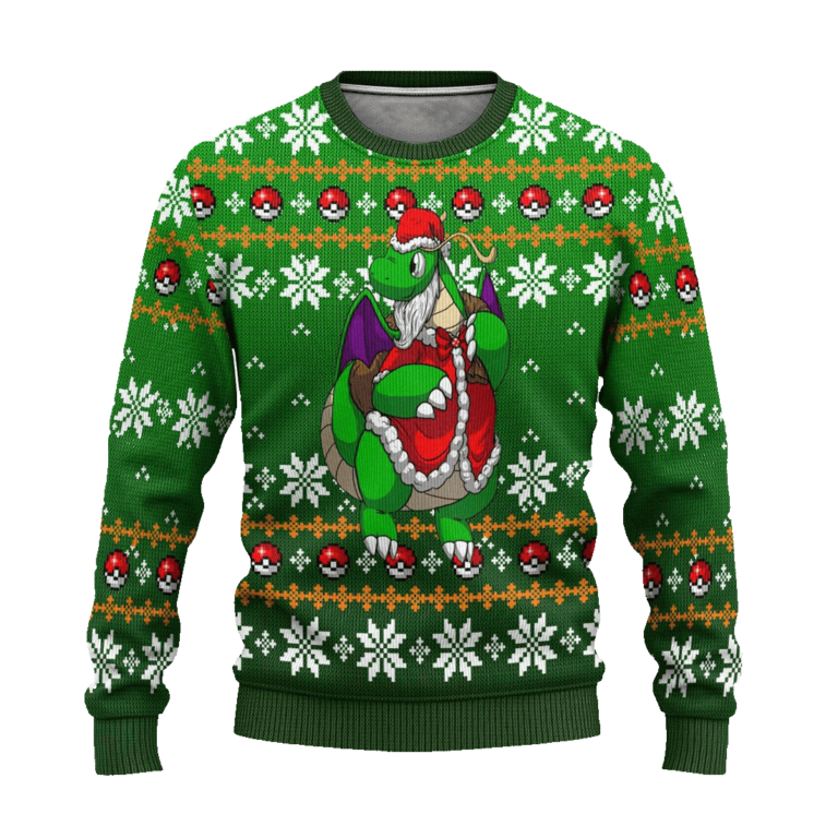 Pokemon Dragonite Ugly Anime Christmas Sweater Xmas Gift