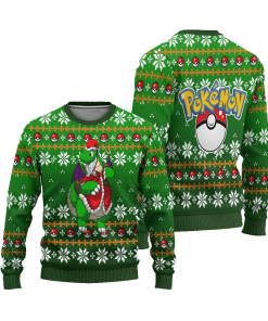 Pokemon Dragonite Ugly Anime Christmas Sweater Xmas Gift Pokemon Dragonite Ugly Anime Christmas Sweater Xmas Gift