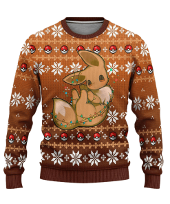 pokemon eevee anime ugly christmas sweatshirt xmas gift 1 GR4mm