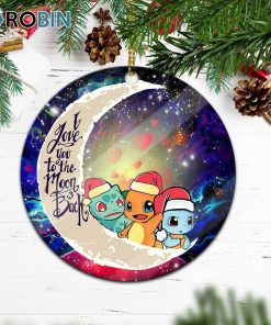 Pokemon Friends Gen 1 Love You To The Moon Galaxy Ornament – Christmas Decorations Pokemon Friends Gen 1 Love You To The Moon Galaxy Ornament – Christmas Decorations