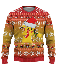 pokemon pikachu anime ugly christmas sweatshirt xmas gift 1 hUVEC