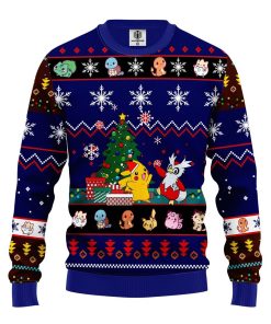 pokemon ugly christmas sweatshirt tree blue 2 1 DxEOz