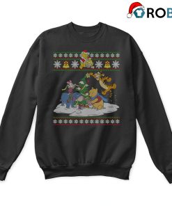Pooh And Friends Winnie The Pooh Ugly Christmas Sweatshirt