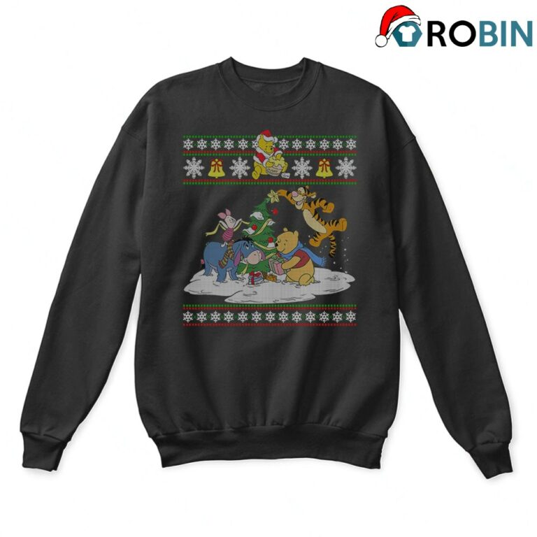 Pooh And Friends Winnie The Pooh Ugly Christmas Sweatshirt