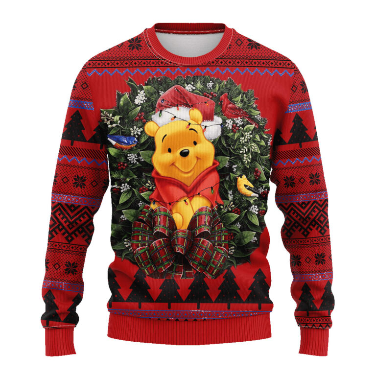 Pooh Lion King Noel Mc Ugly Christmas Sweater
