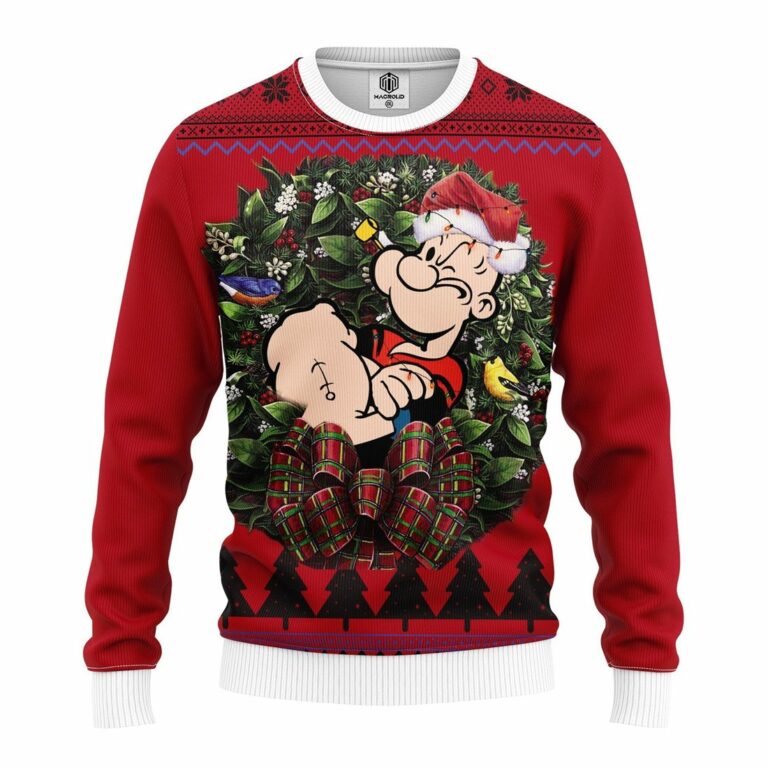 Popeye Art Noel Mc Ugly Christmas Sweatshirt