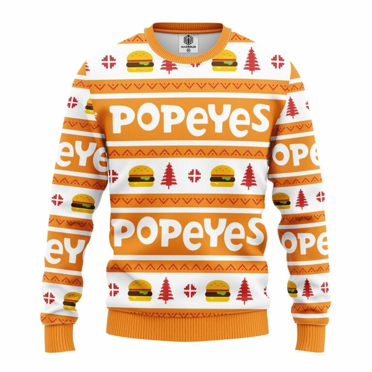 Popeyes Ugly Christmas Sweatshirt