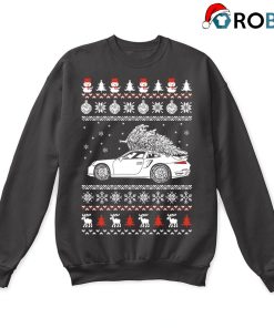 Porsche 911 Brings Christmas Home Ugly Sweatshirt