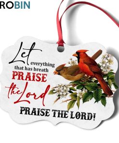 Praise The Lord – Wonderful Cardinal Bird Ornament