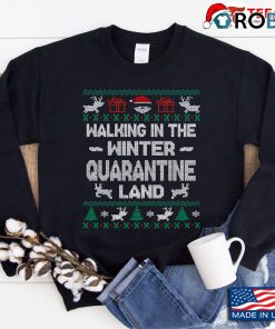Quarantine Land Ugly Christmas Sweatshirt