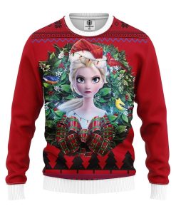 Queen Elsa Frozen 2 Noel Mc Ugly Christmas Sweatshirt
