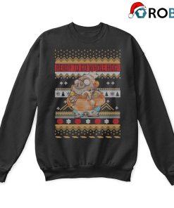 Ready To Go Whole Hog Chibi Roadhog Ugly Christmas Sweatshirts