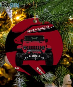 red jeep circle ornament christmas decorations 1 ssksul