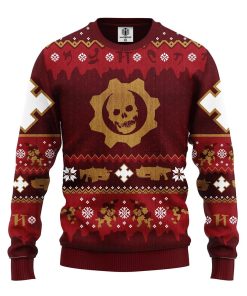 red skull ugly christmas sweater 1 vgkvha