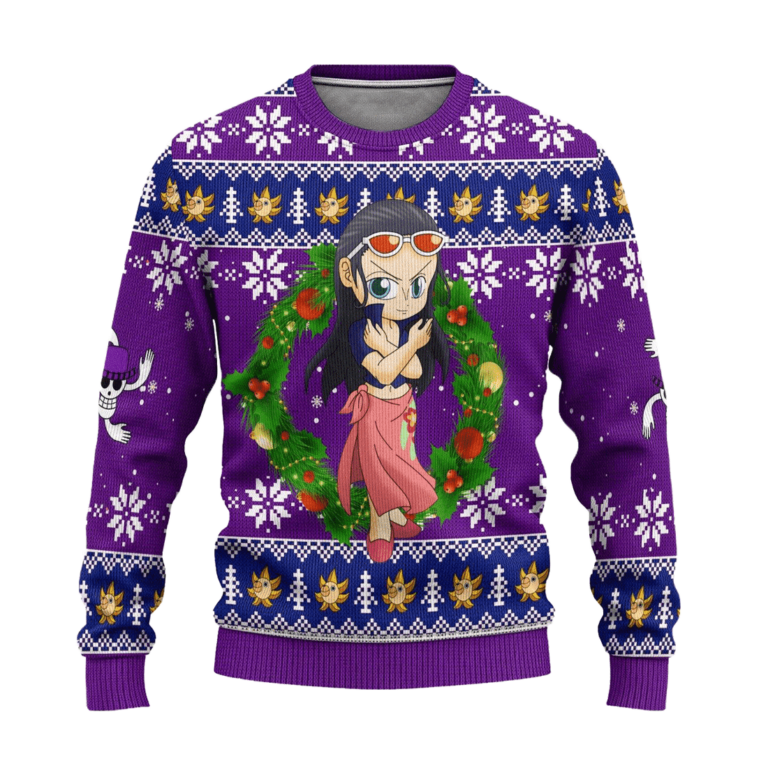 Robin One Piece Anime Ugly Christmas Sweatshirt Xmas Gift