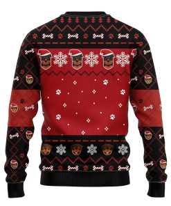 Rottweiler 3D Ugly Christmas Sweater