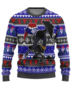 ryuk anime ugly christmas sweater custom death note xmas gift 1 vqPdB