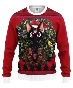 Sailor Cat Noel Mc Ugly Christmas Sweatshirt