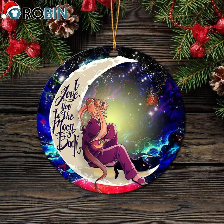 Sailor Moon 1 Love You To The Moon Galaxy Ornament – Christmas Decorations