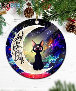Sailor Moon Cat Love You To The Moon Galaxy Ornament – Christmas Decorations Sailor Moon Cat Love You To The Moon Galaxy Ornament – Christmas Decorations