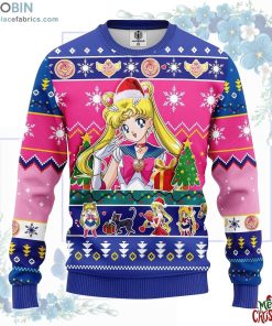 sailor moon ugly christmas sweater 238 MlRFg