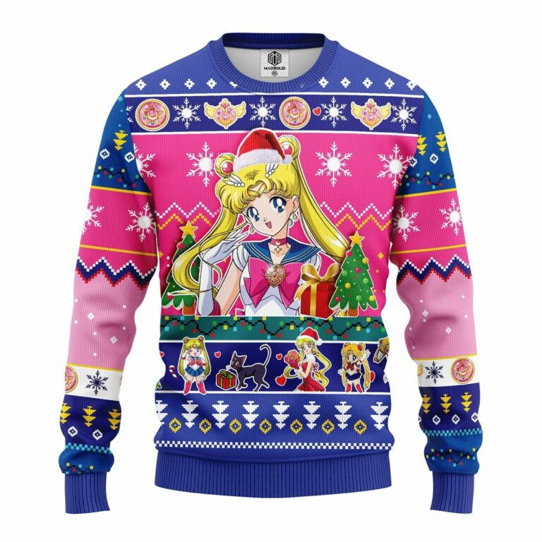 Sailor Moon Ugly Christmas Sweatshirt