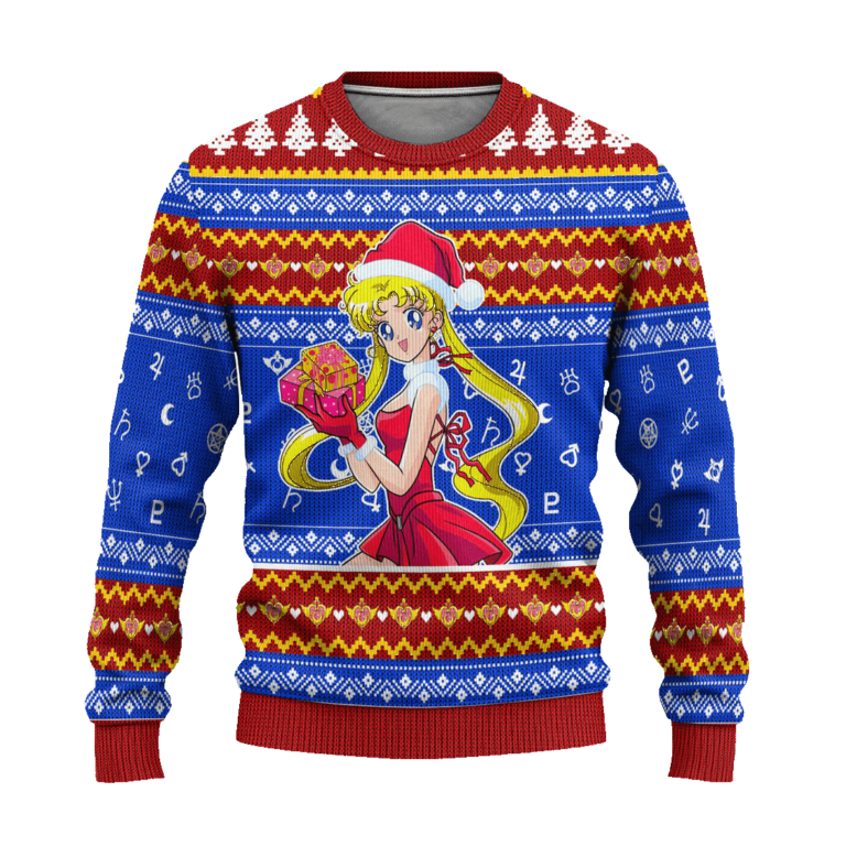 Sailor Moon Ugly Christmas Sweatshirt Anime Xmas Gift
