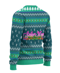 Sailor Neptune Ugly Christmas Sweater Sailor Moon Anime Xmas Gift