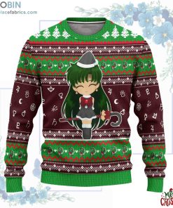 sailor pluto ugly christmas sweater sailor moon anime 235 OrlEX