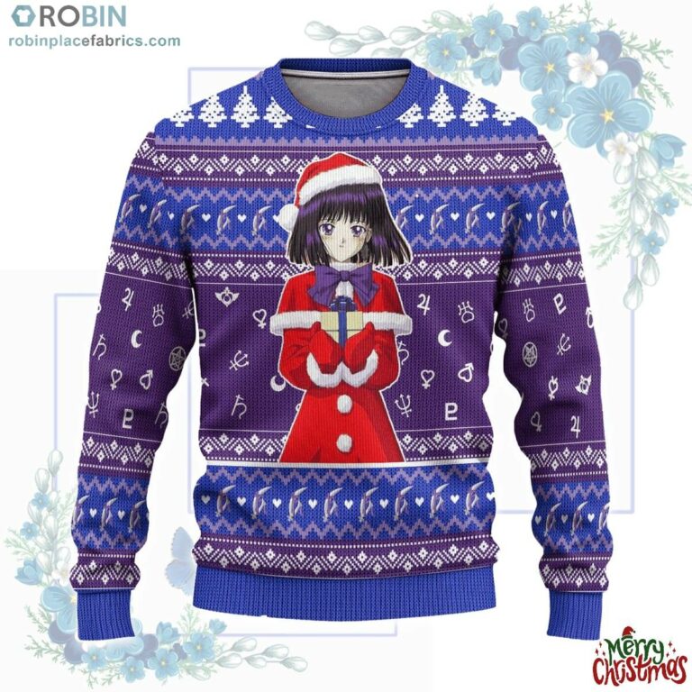 Sailor Saturn Ugly Christmas Sweater Sailor Moon Anime