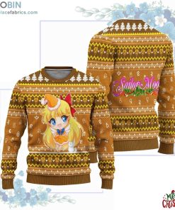 sailor venus ugly christmas sweater sailor moon anime 455 VrRxK