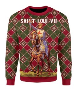 Saint Loui VII Christmas Ugly Sweatshirt, Sweater
