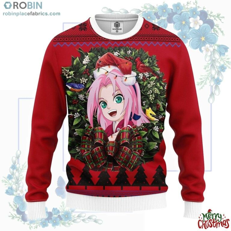 Sakura Naruto Noel Mc Ugly Christmas Sweater