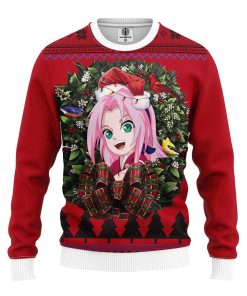 Sakura Naruto Noel Mc Ugly Christmas Sweatshirt