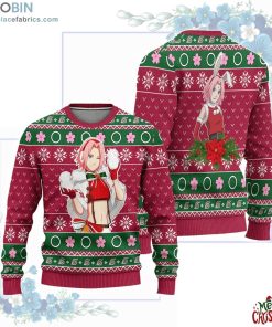 sakura teen age ugly christmas sweater naruto anime 454 qiHyy