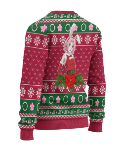Sakura Teen Age Ugly Christmas Sweater Naruto Anime Xmas Gift