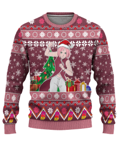 sakura uchiha anime ugly christmas sweater custom boruto xmas gift 1 D7JGw