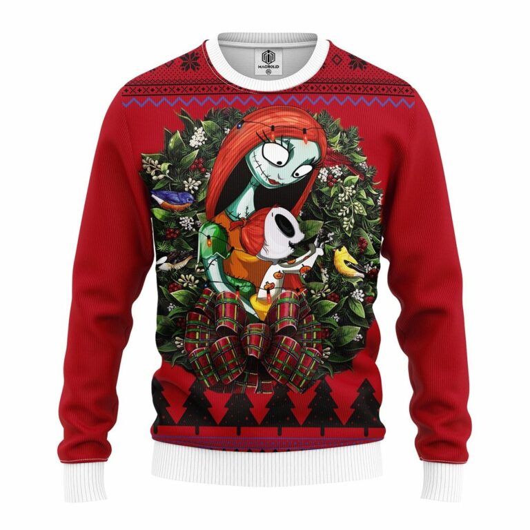 Sally Nightmare Before Christmas Mom Noel Mc Ugly Christmas Sweatshirt
