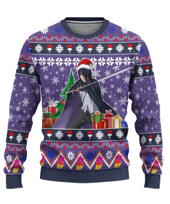 sasuke uchiha anime ugly christmas sweater custom boruto xmas gift 1 uDfnn