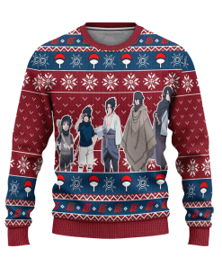 sasuke ugly christmas sweatshirt gaiden naruto anime xmas gift 1 V7tCM