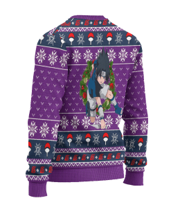 Sasuke Ugly Christmas Sweatshirt Naruto Anime Xmas Gift