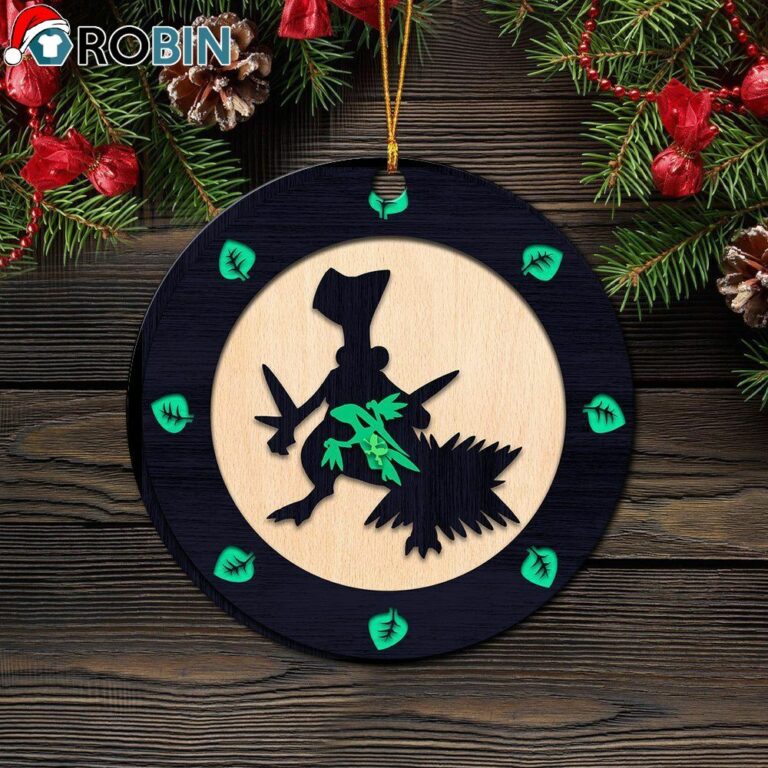 Sceptile Pokemon Circle Ornament – Christmas Decorations