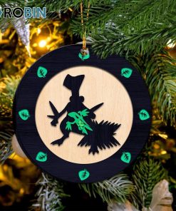 Sceptile Pokemon Circle Ornament – Christmas Decorations Sceptile Pokemon Circle Ornament – Christmas Decorations