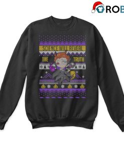 Science Will Reveal The Truth Chibi Moira Ugly Christmas Sweatshirts